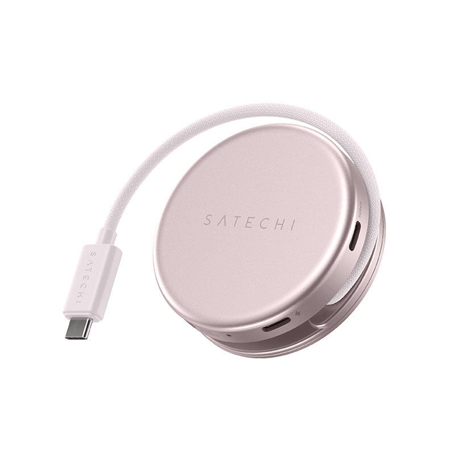 SATECHI OntheGo 5-in-1 Multiport Adapter Blush