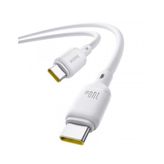 Baseus Silky Series Fast Charging Cable Type-C to Type-C 100W 2m P10377704213-01 White