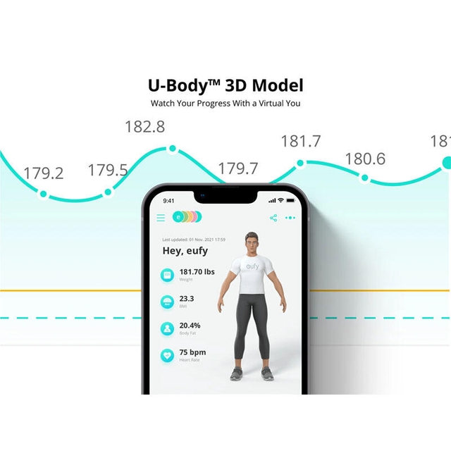 Anker eufy Smart Scale P2 Pro Black