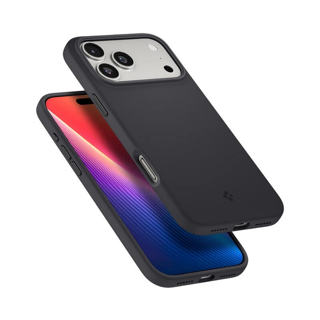 Spigen Silicone Fit MagFit Case For Apple iPhone 17 Pro Max ACS10270 Black