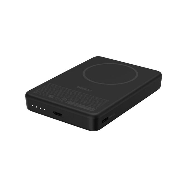 Belkin Slim Magnetic Wireless Power Bank Qi2 15W 10000mAh With Stand BPD016HQBK Black
