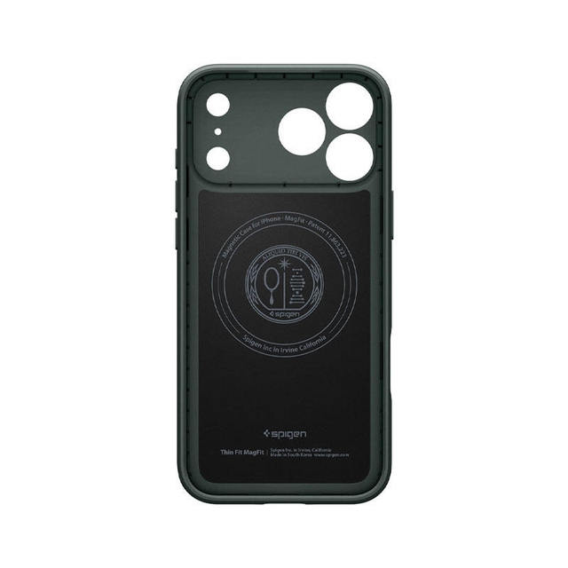 Spigen Thin Fit Magfit Case For Apple iPhone 17 Pro Max ACS10275 Abyss Green