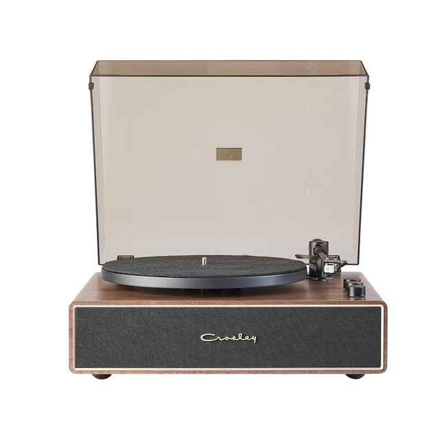 Crosley Stave Record Player Walnut