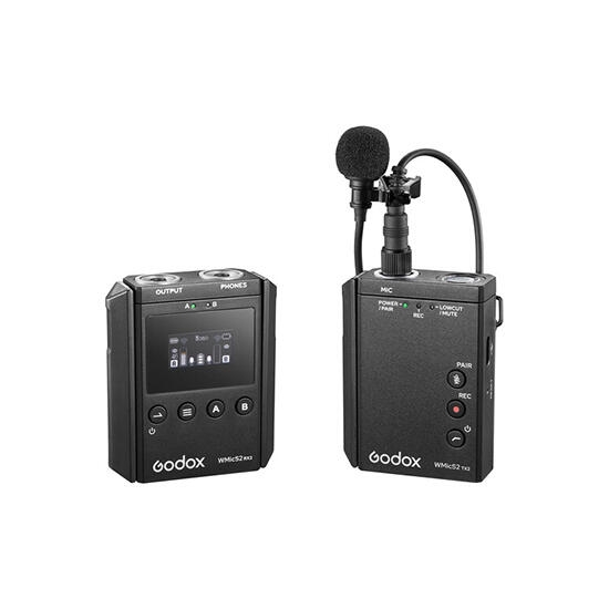 Godox UHF Wireless Microphone System WMicS2 Kit 1 Black