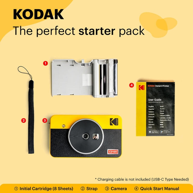 Kodak Retro Instant Camera C210RY Yellow