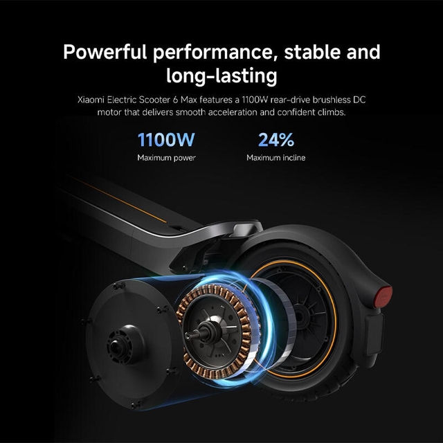 Xiaomi Electric Scooter 6 Max Grey