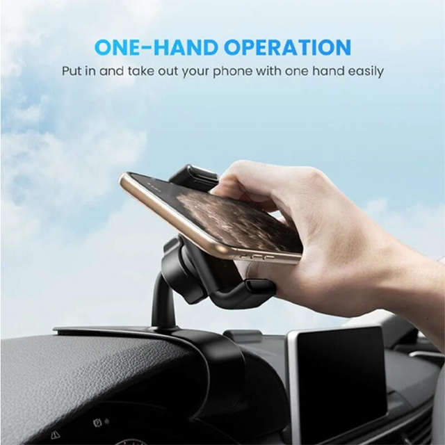 Ugreen Dashboard Snap Clip Phone Holder 60796 Black