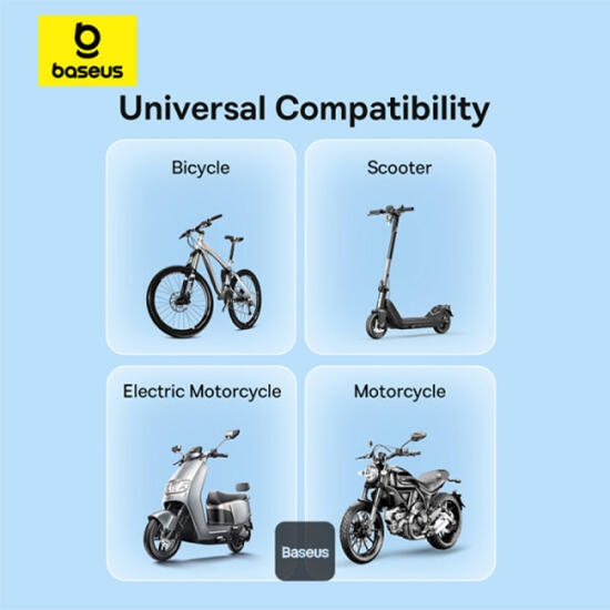 Baseus PrimeTrip Series Stick-on Type Bike Phone Mount C40569001121-00 Black