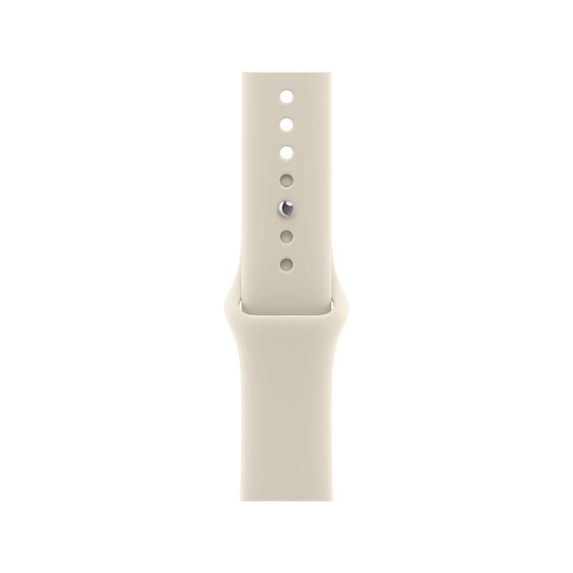 Apple Watch Series 12 GPS 46mm Light Gold Aluminium Case with Sand Sport Band