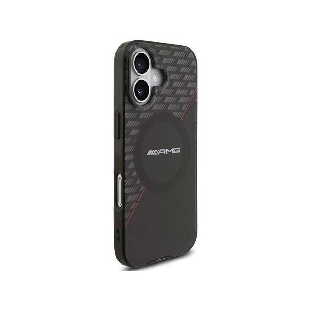 AMG HC Magsafe Double Layer Transparent RhoMBs Iphone 17 AMHMP17S24HRDKR Black/Red