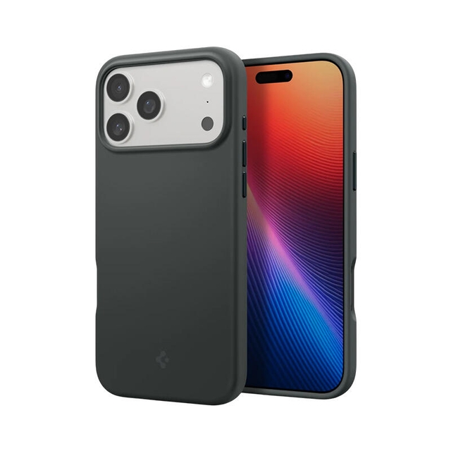 Spigen Silicone Fit MagFit Case For Apple iPhone 17 Pro ACS10336 Abyss green