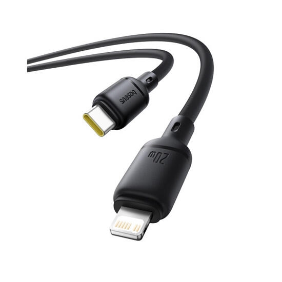 Baseus Silky Series Fast Charging Cable Type-C to Lightning 20W 2m P10377700113-01 Black