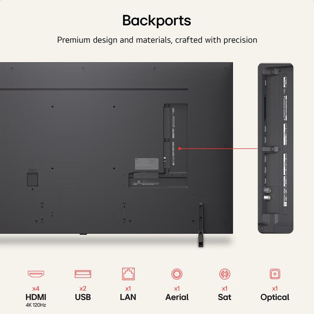 LG TV 65QNED85B6B Black