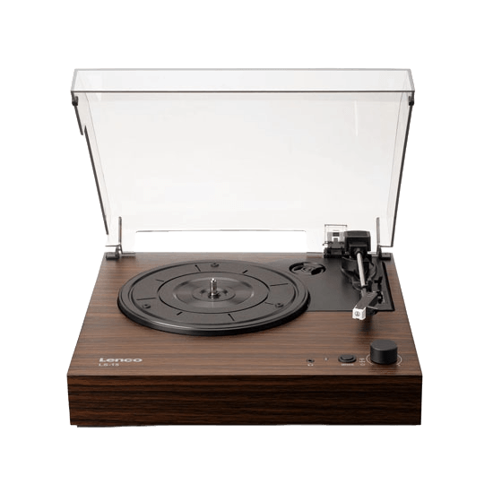 Lenco LS-15 Turntable with AT-3600 and Bluetooth in out Wood