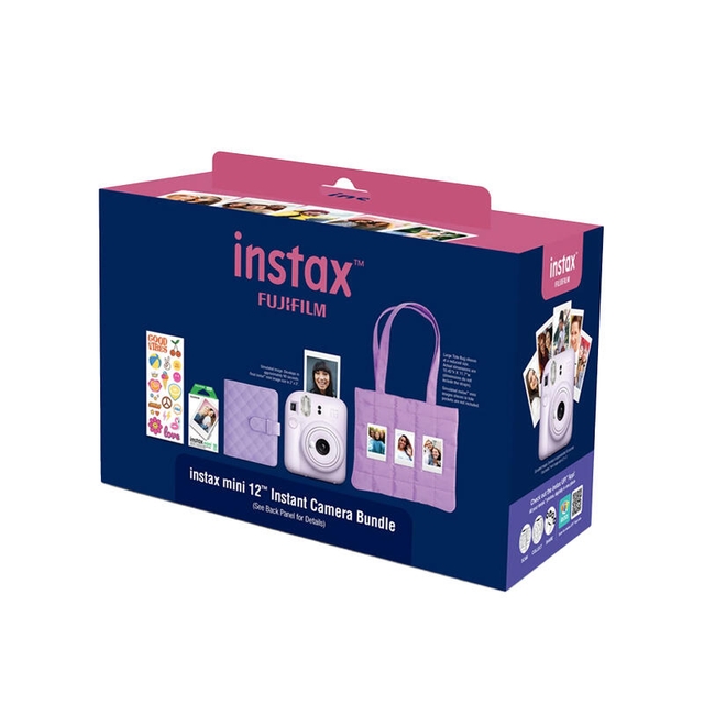 Fujifilm Instax Mini 12 Instant Camera Bundle Lilac Purple