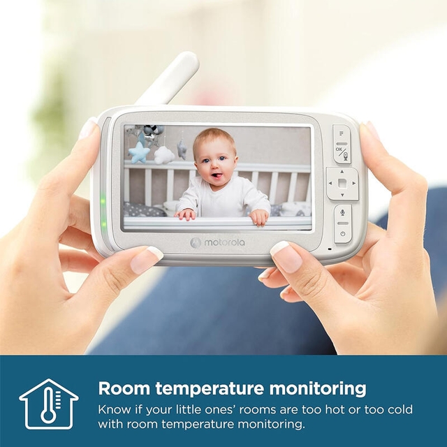 Motorola VM75 Video Monitor 5 Black/White