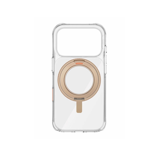 Uniq Hybrid Swivix 360 Rotation Kickstand Apple iPhone 17 Pro Taupe Gold