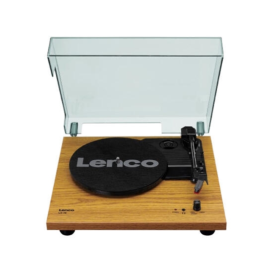 Lenco LS-10 turntable with built-in speakers Wood