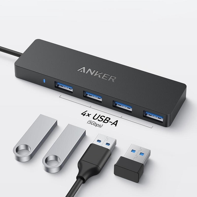 Anker USB-C Data Hub 4in1 A8309G11 Black