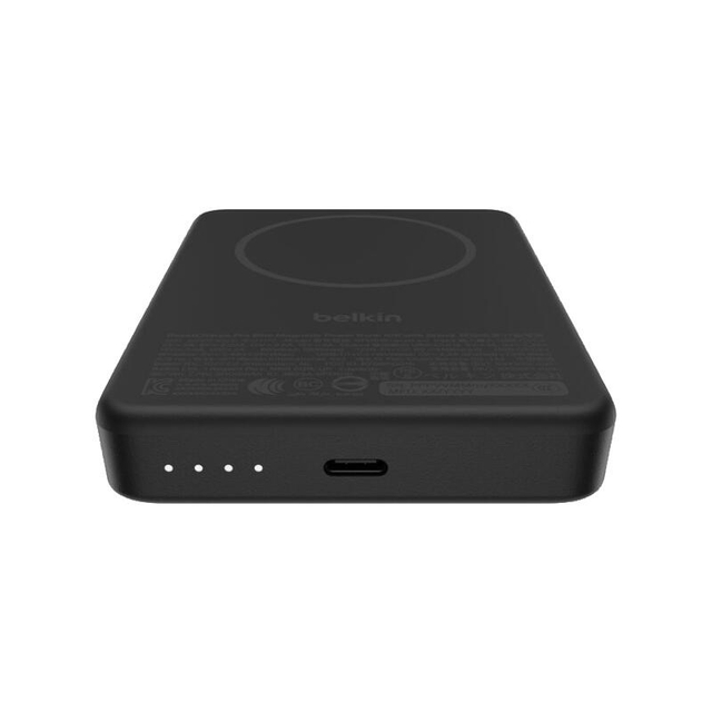 Belkin Slim Magnetic Wireless Power Bank Qi2 15W 10000mAh With Stand BPD016HQBK Black