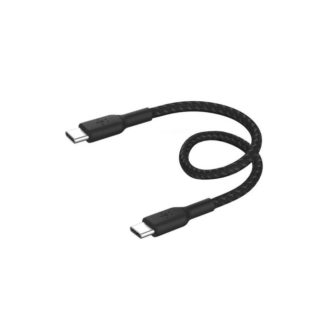 Belkin BoostCharge USB-C to USB-C Braided Cable 0.15M CAB004bt0MBK Black