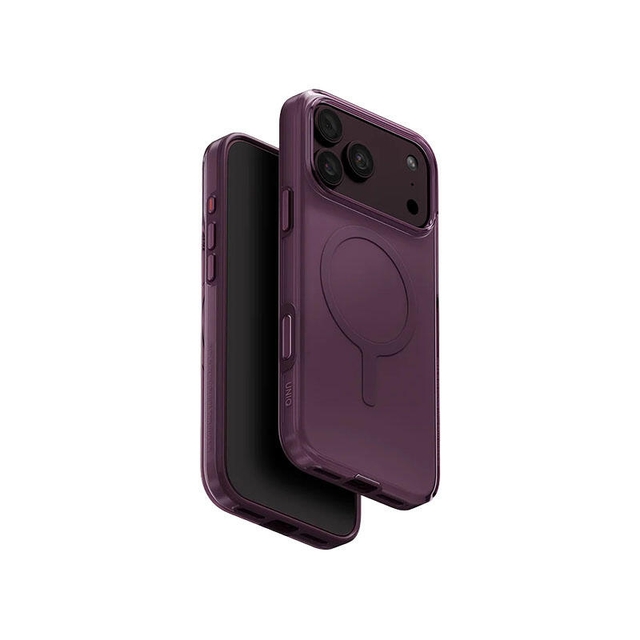 Uniq Hybrid Magclick Charging Clario Apple iPhone 18 Pro Max Fig Purple