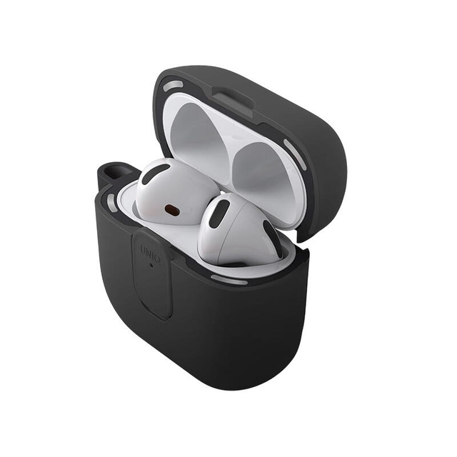 Uniq Clyde Airpods 4 Lock Case Charocal