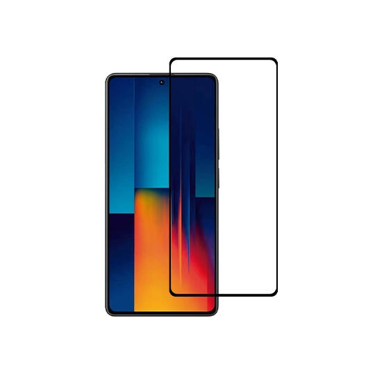 Glass Pro+ Full Screen Tempered Glass 111D Xiaomi Poco M6 4G Black