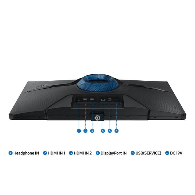 Samsung Odyssey G4 Gaming Monitor 27 LS27BG400EIXCI Black