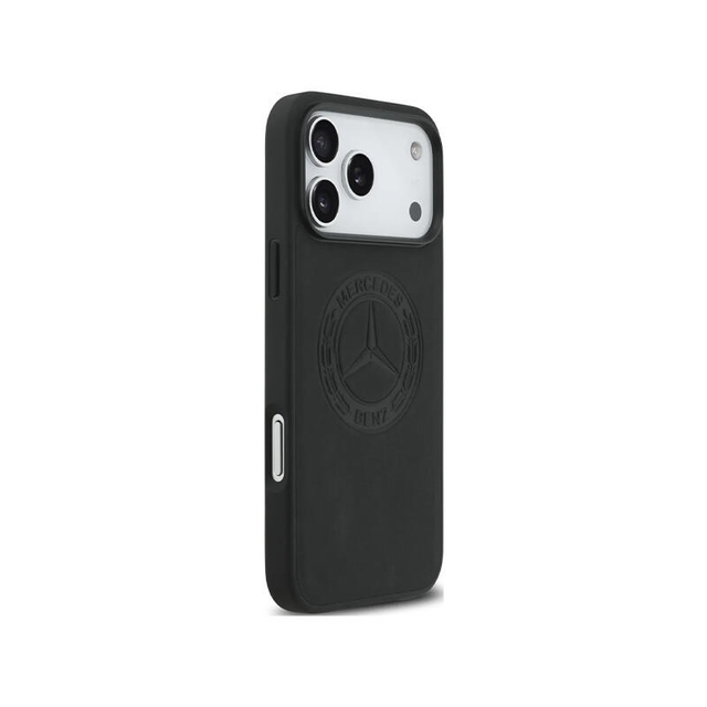 Mercedes-Benz HC Magsafe Leather Vintage Logo Iphone 17 Pro Max MEHMP17X25RICVLK Black