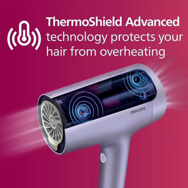 Philips Hair Dryer BHD720/10 Violet