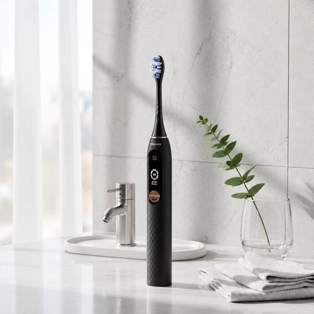 Dreame E10S Sonic Vibration Electric Toothbrush 6 heads included Black