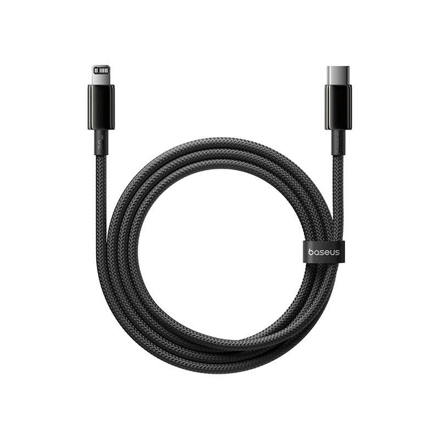Baseus Tungsten Gold Air Fast Charging Data Cable USB-C to iP 30W 2m E0429201 Cluster Black