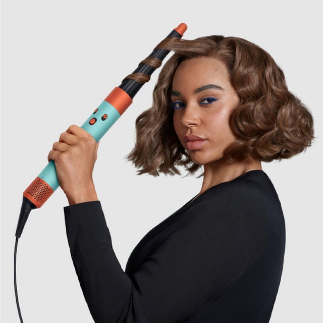 Dyson Airwrap HS08 Complete Long Wave+curl diffuser with Gift Box 533736-01 Patina/Topaz