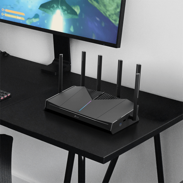 TP-Link Archer GE400 Dual-Band Wi-Fi 7 Gaming Router Black