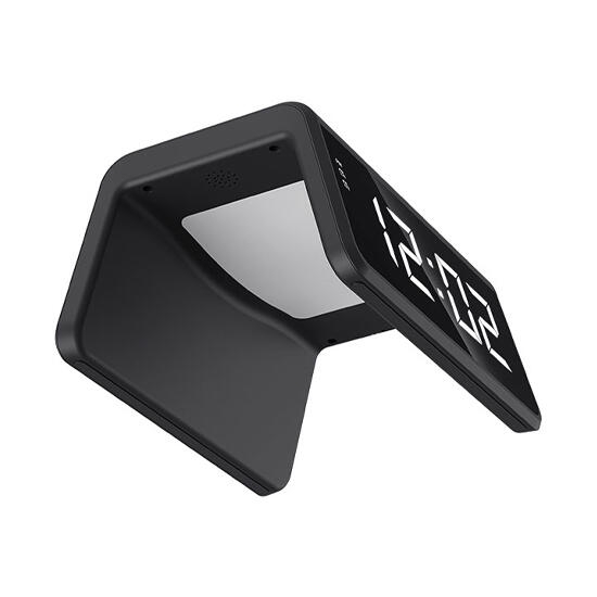 Havit W320 Wireless Charger 15W With Alarm Clock Black