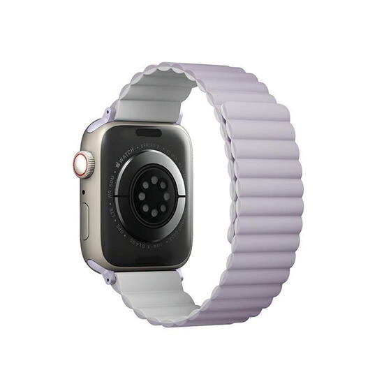 Uniq Revix Reversible Magnetic Apple Watch Strap 49/45/44/42Mm Lilac/White