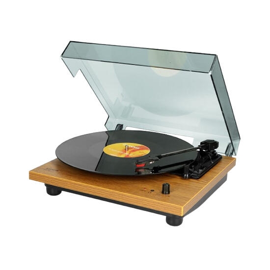Lenco LS-10 turntable with built-in speakers Wood