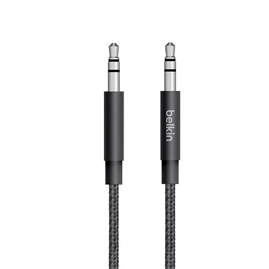 Belkin Metallic AUX Cable 1.2m AV10164bt04 Black