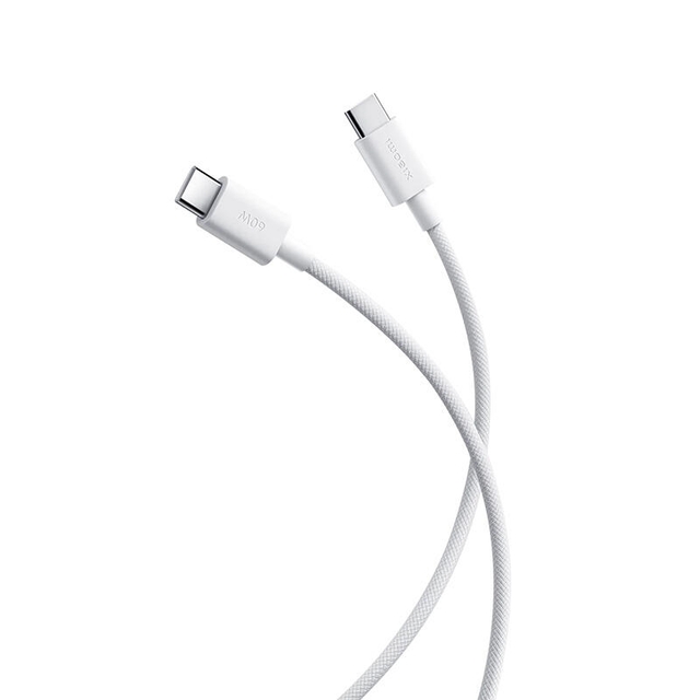 Xiaomi 3A Braided USB-C to USB-C Cable 1m White