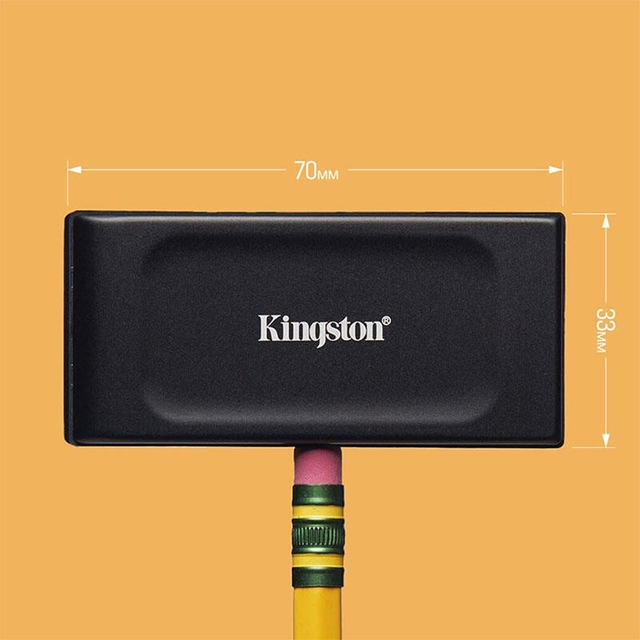 Kingston SXS1000 USB-C External SSD 1TB Black