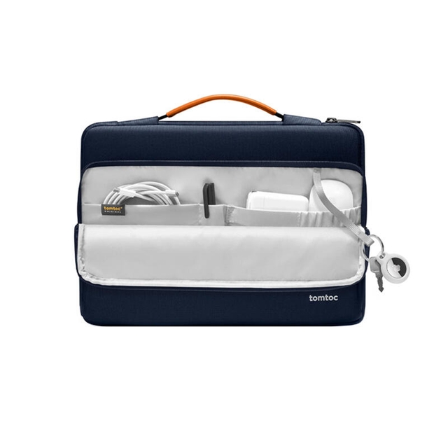 Tomtoc Defender A14 Laptop Briefcase 13 A14C2B2 Navy Blue