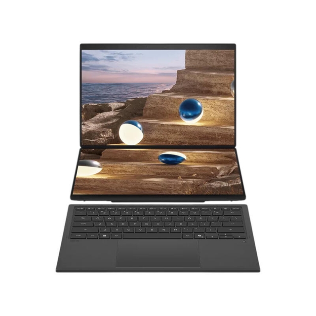 Asus Zenbook Duo 14 Oled UX8407AA-SN606W, Intel Core Ultra 7-355, Intel Graphics, 16GB RAM SSD 1TB, Windows 11 Home, ლეპტოპი