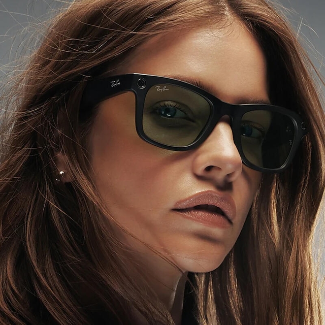 RayBan Meta WayFarer RW4008 Shiny Black/Green