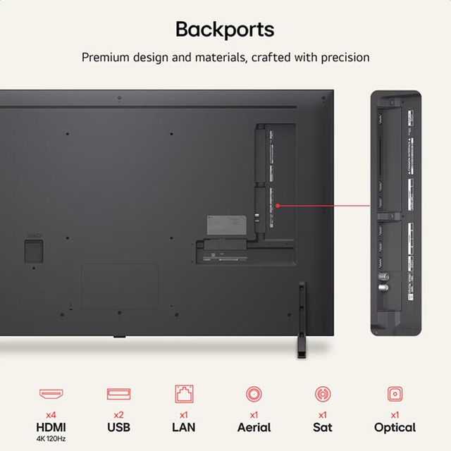 LG TV 55QNED85B6B Black