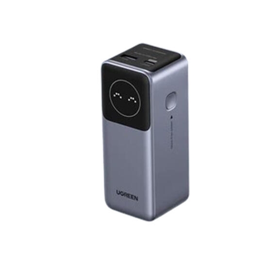 Ugreen Nexode 12000mAh Type-C USB-A Power Bank With Smart Digital Display 35526B Grey