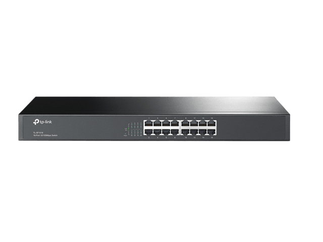 TP-Link TL-SF1016 Rackmount Switch Black