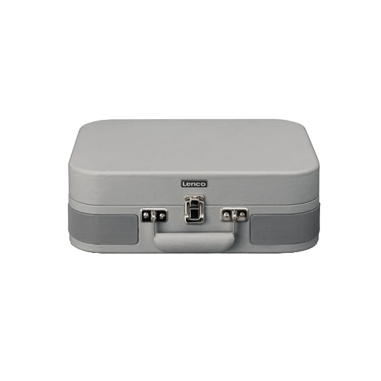 Lenco TT-116 Classic Phono Retro Bluetooth Turntable With Built-In Speakers Grey
