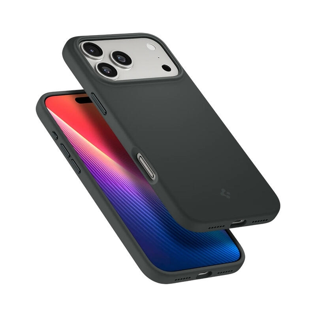 Spigen Silicone Fit MagFit Case For Apple iPhone 17 Pro Max ACS10271 Abyss green