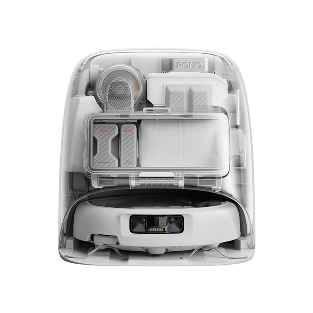 DJI Robot Vacuum Cleaner ROMO P White